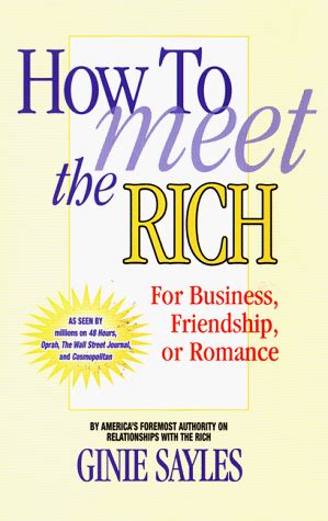 how to meet the rich for business friendship or romance Doc